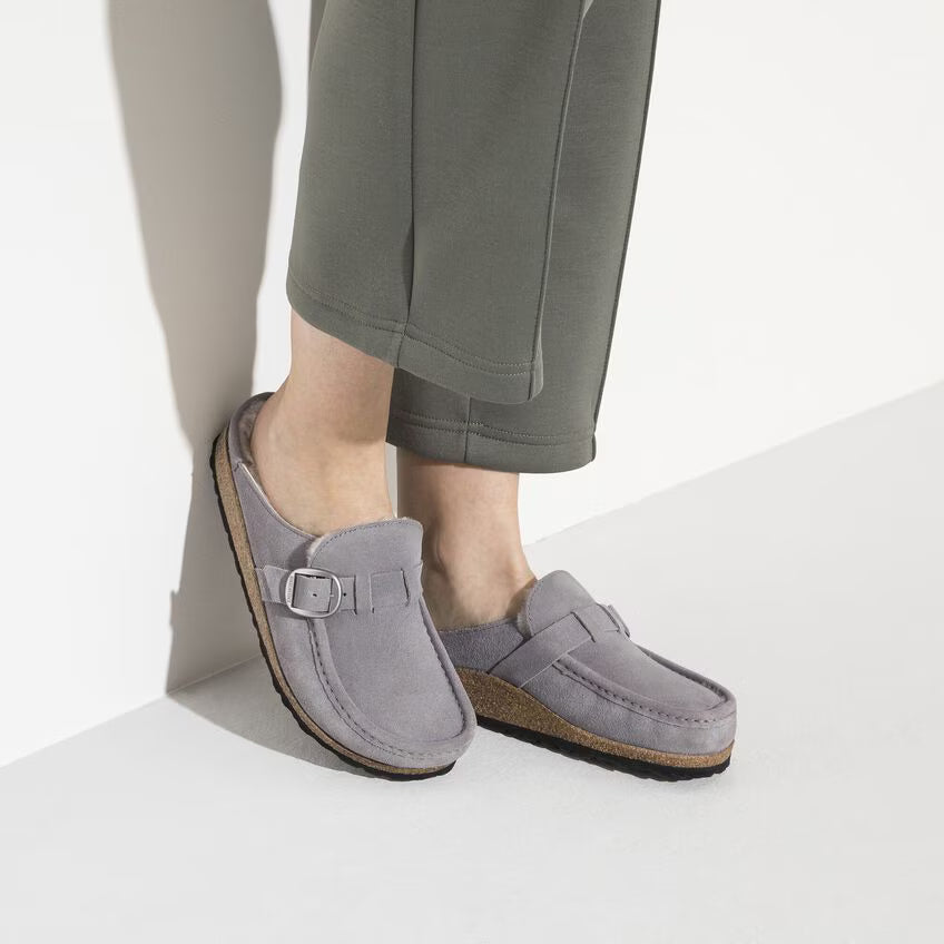 Sabot mocassin en cuir fermé | Chambord Brume d’Acier