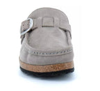 Sabot mocassin en cuir fermé | Chambord Brume d’Acier