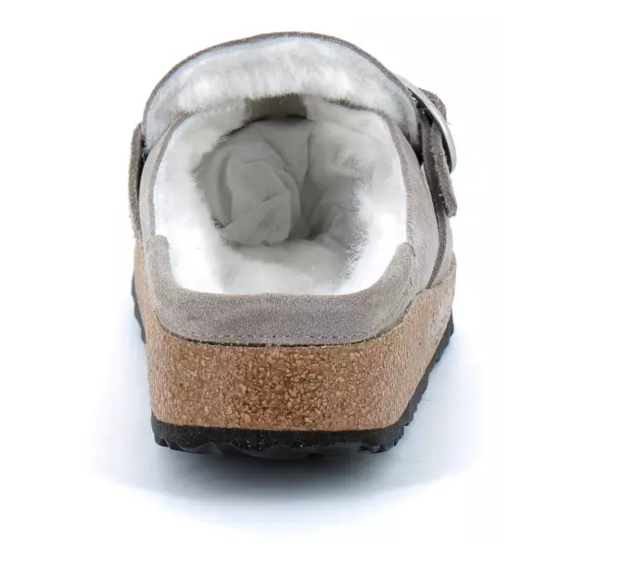 Sabot mocassin en cuir fermé | Chambord Brume d’Acier