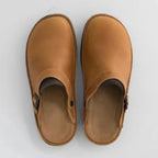 Sabot Suède en cuir | Khaki Ancien