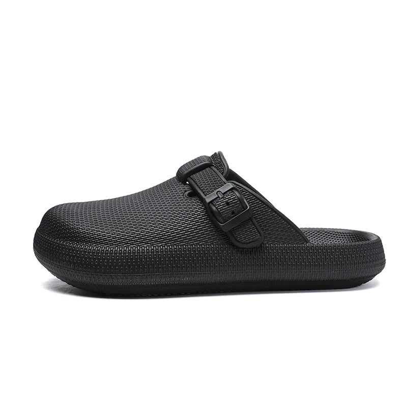 Sabot Suède | Noir Premium