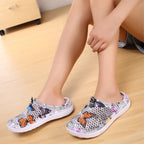 Sabot de Plage pour femme | Papillon Gris