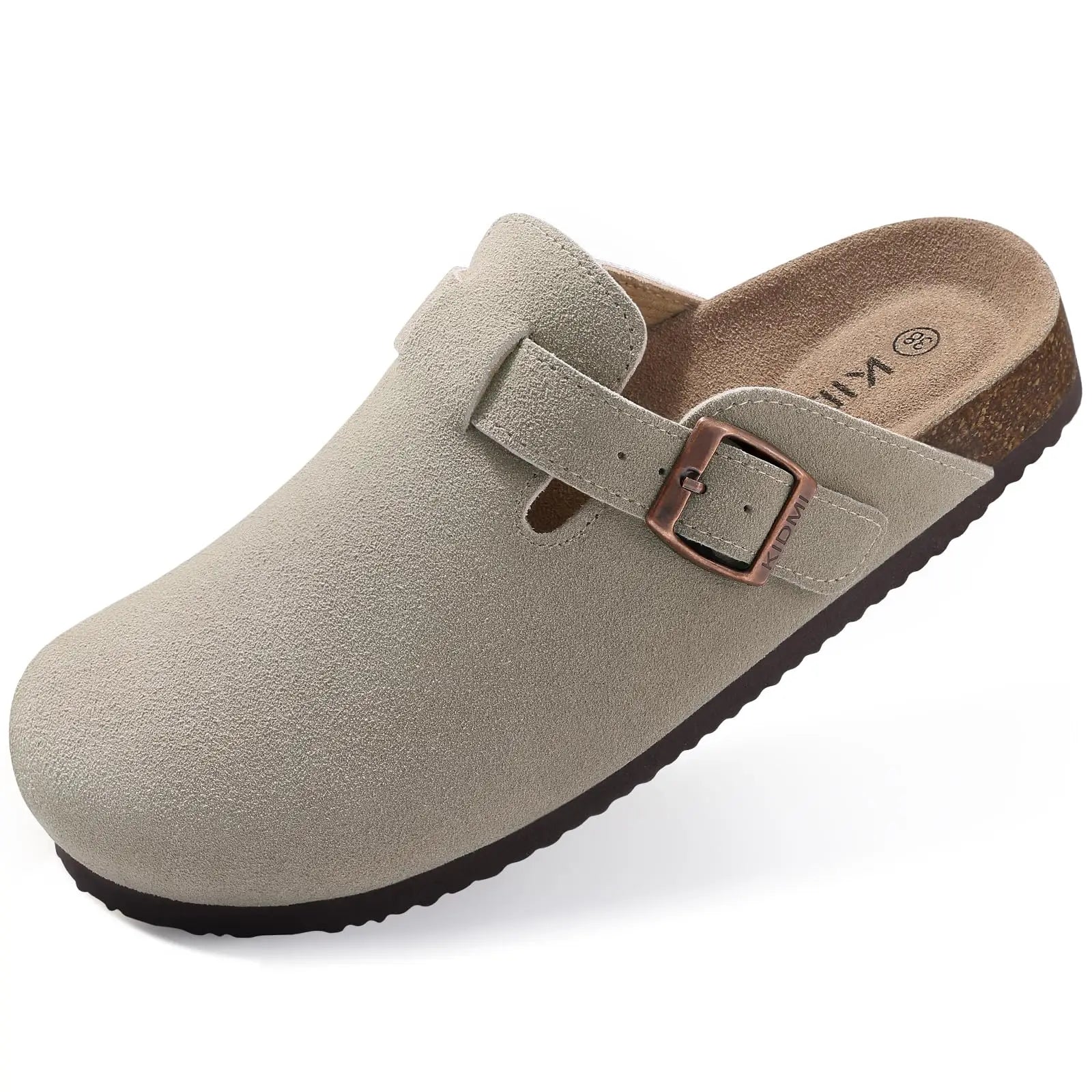 Sabot Suède fermé | Gris