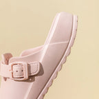 Sabot Suède en cuir | Rose