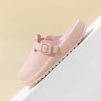 Sabot Suède en cuir | Rose