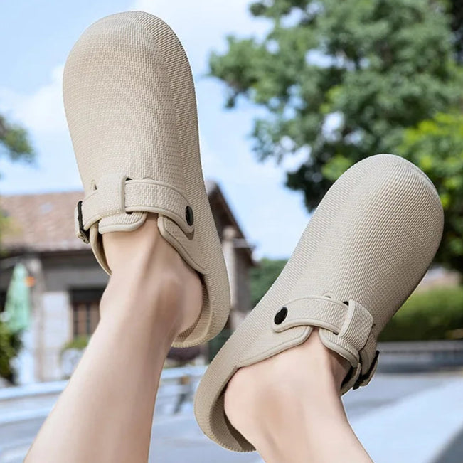 Sabot Suède | Beige Premium