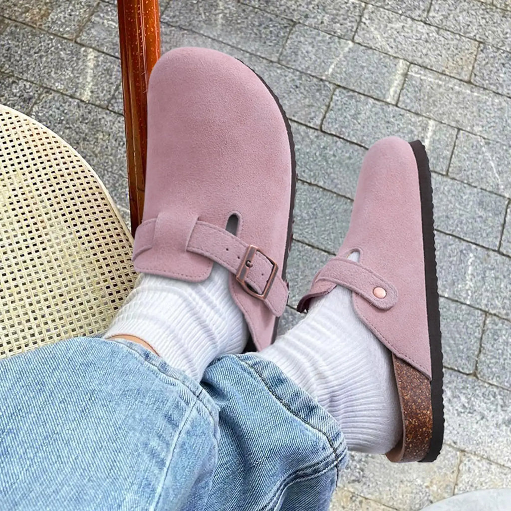 Sabot Suède fermé | Panthère Rose