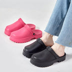 Sabot pour femme à Talon léger| Noir Premium
