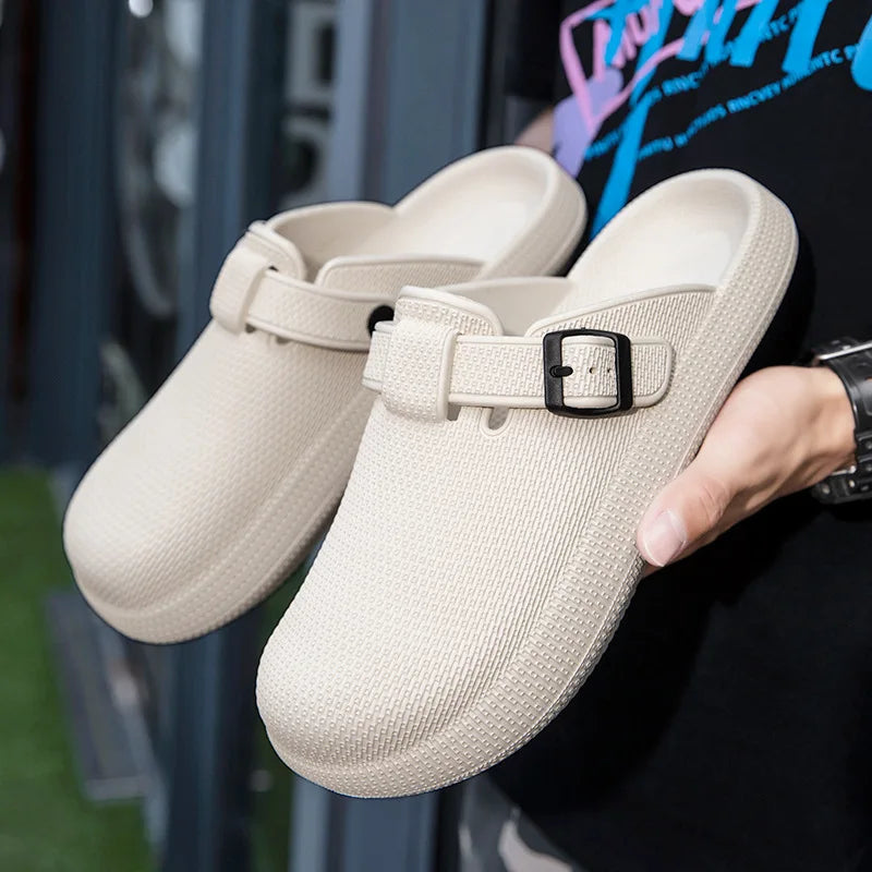 Sabot Suède | Beige Premium