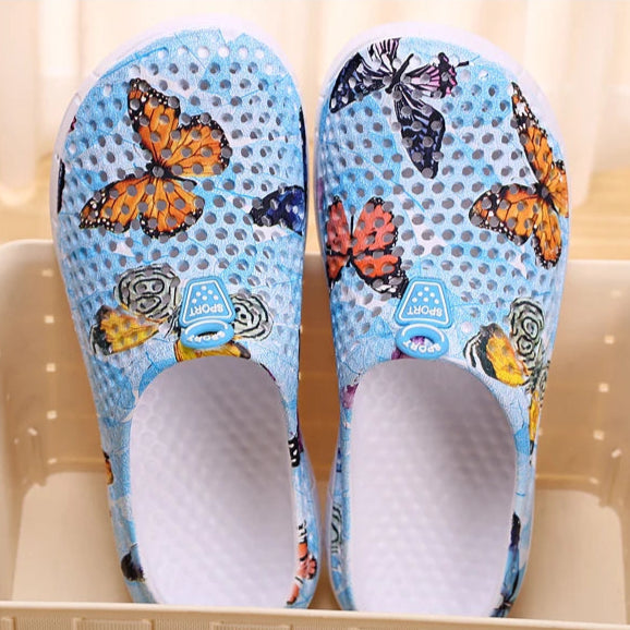 Sabot de Plage pour femme | Papillon Bleu