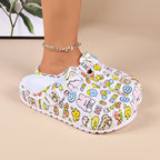 Sabot pour femme Suède en cuir | Papillon Blanc