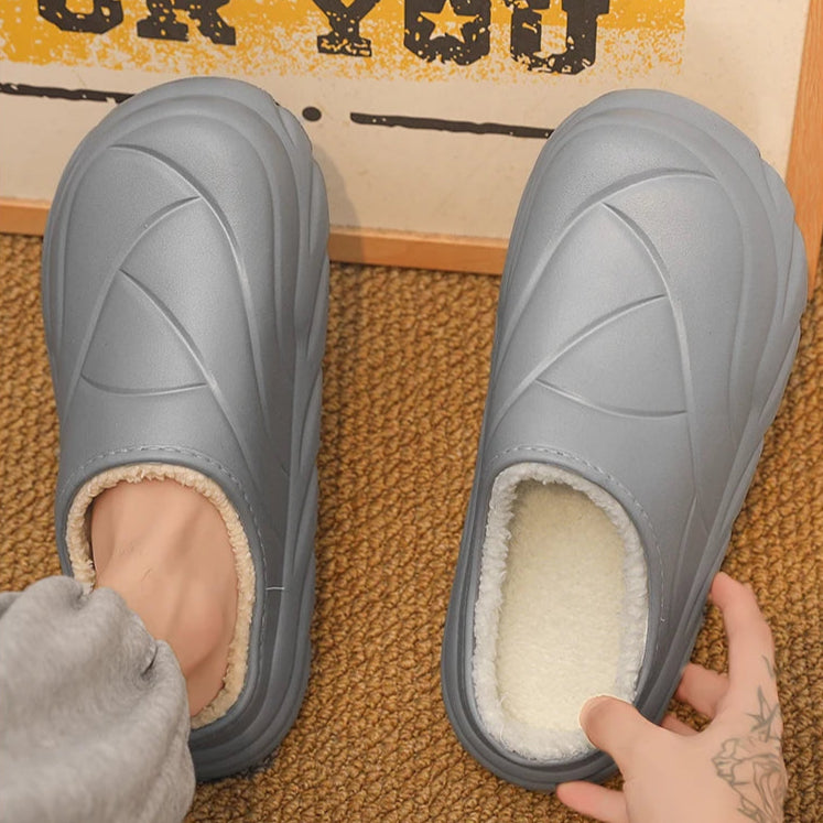 Sabot à fourrure Boston | Gris