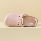 Sabot Suède en cuir | Rose