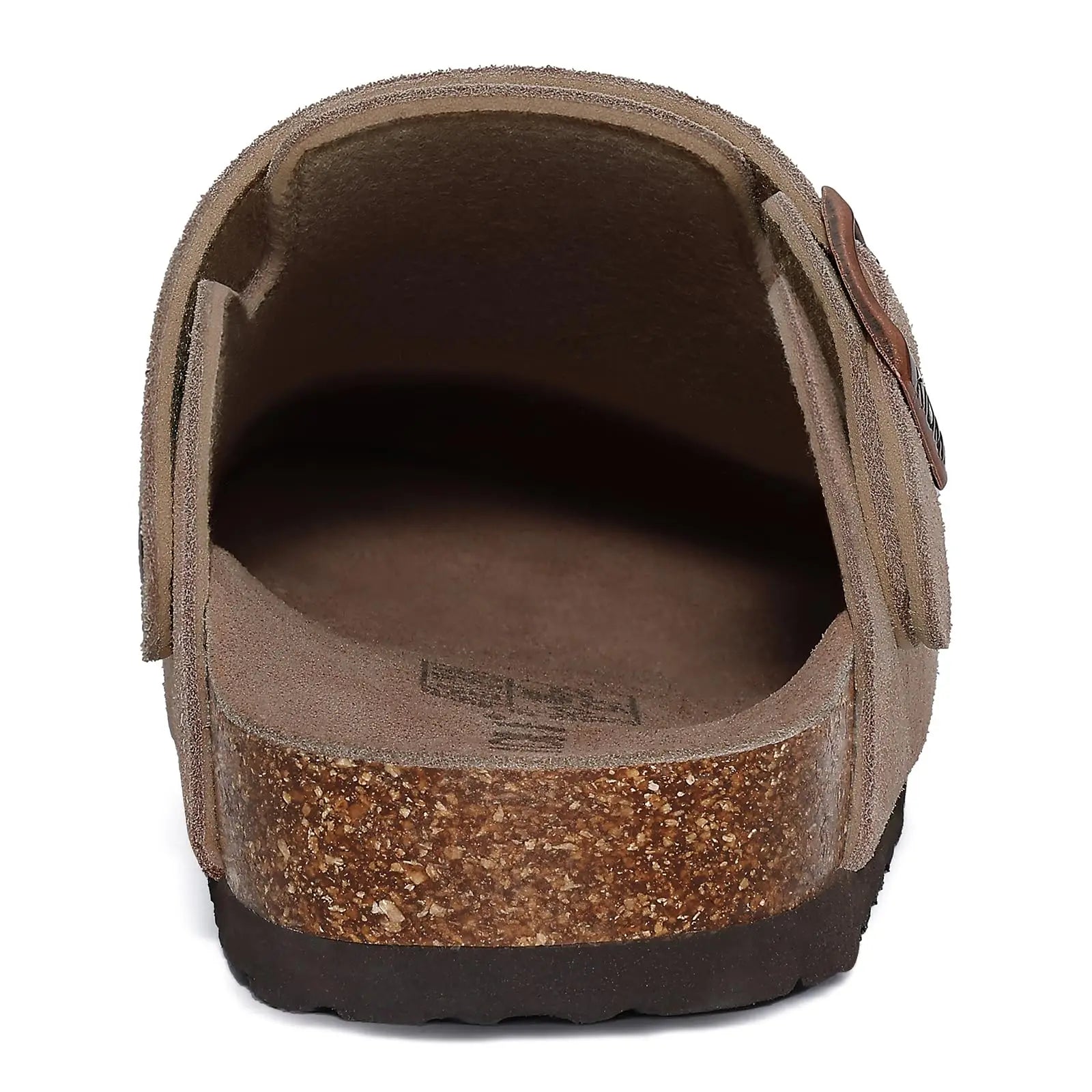 Sabot en cuir Suède Oslo fermé | Marron