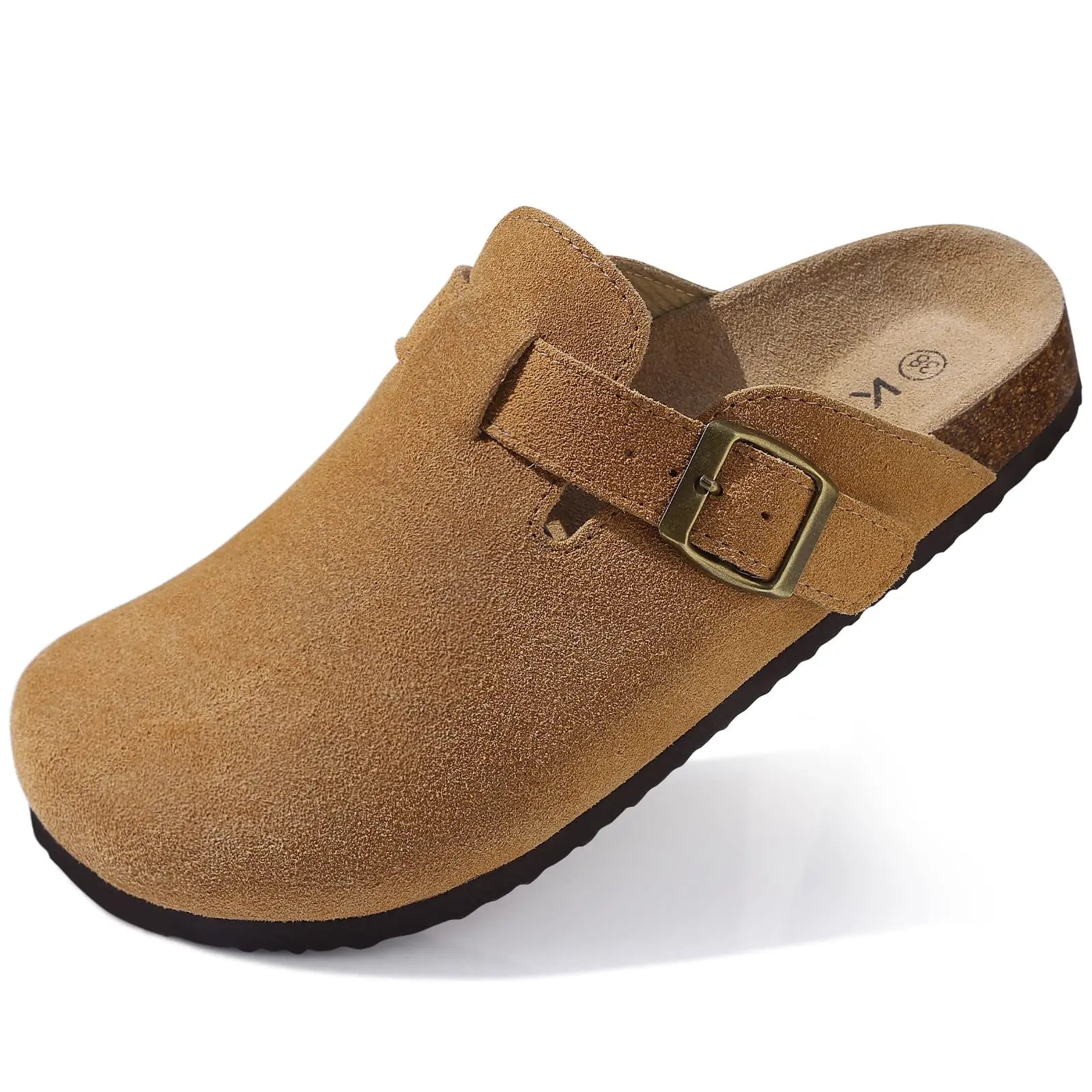 Sabot Suède fermé | Brun