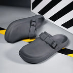 Sabot Suède | Gris Premium