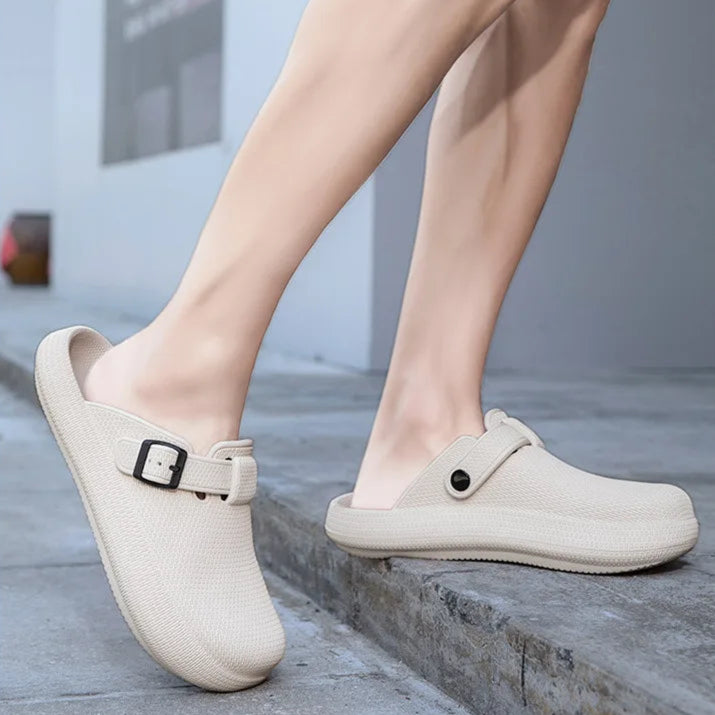 Sabot Suède | Beige Premium