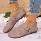 Sabot pour femme en cuir Suède Boston Lorne fermé | Khaki