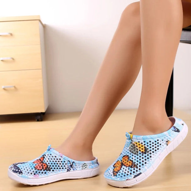 Sabot de Plage pour femme | Papillon Bleu