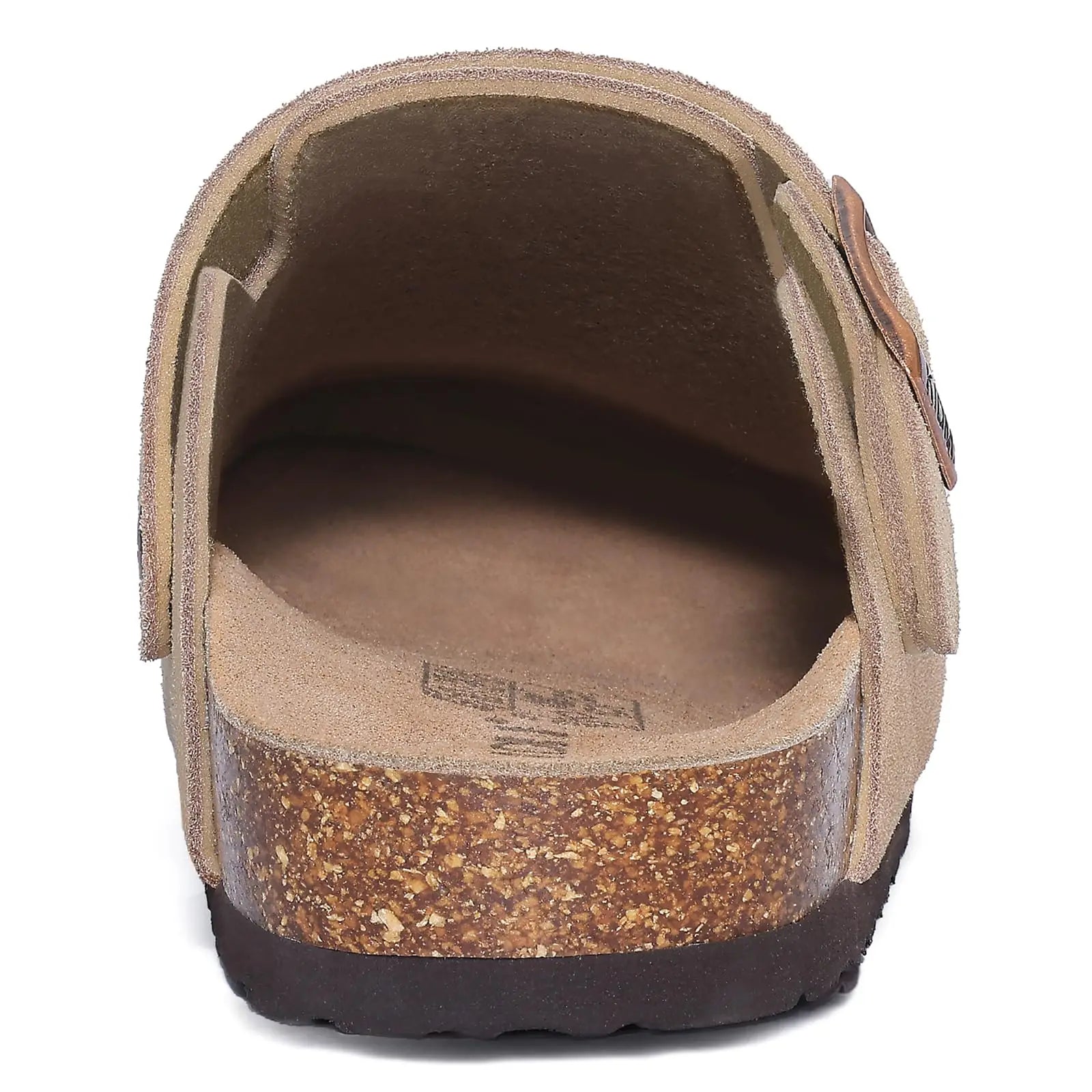 Sabot en cuir Suède Oslo fermé | Beige