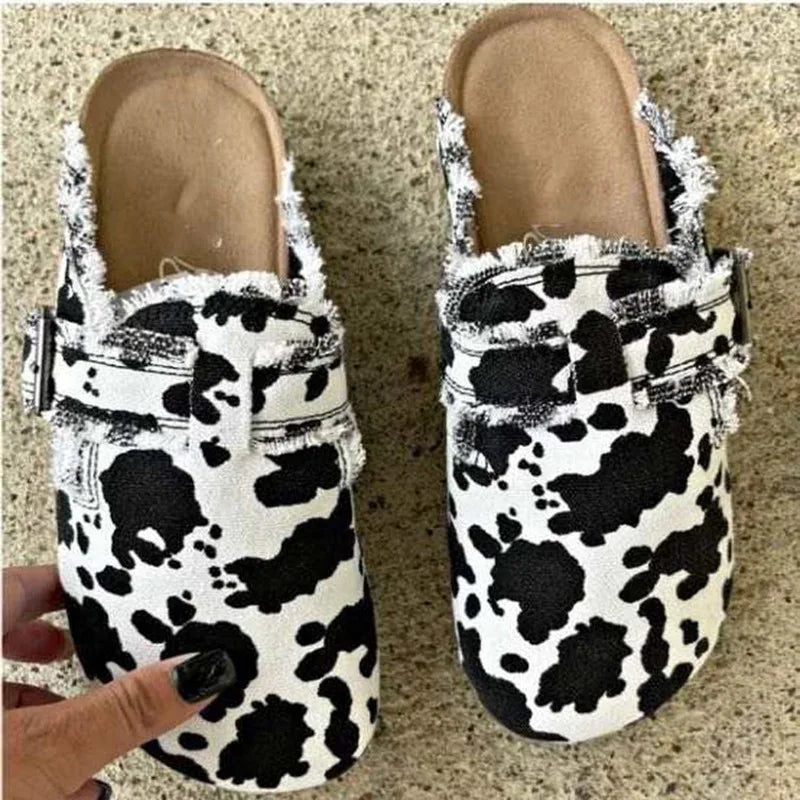 Sabot pour femme Suède en cuir | Dalmatien