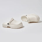 Sabot pour femme à Talon léger| Blanc Foncé