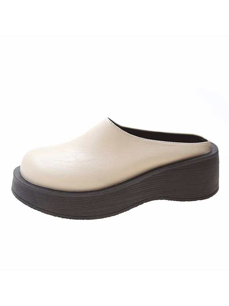 Sabot en cuir Suède Ischia fermé | Perle Polaire
